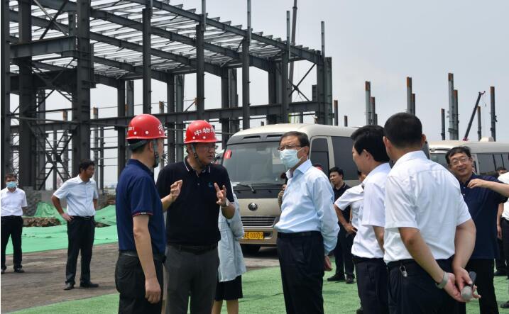 唐山市2021年第二季度重点项目观摩团来访我司观摩高端装备制造项目