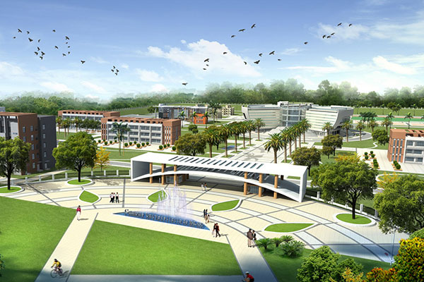 赤道几内亚马拉博大学城项目钢结构大门项目